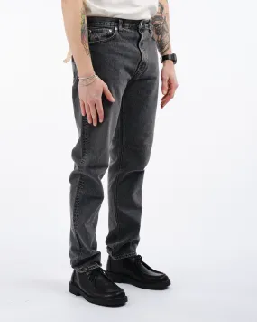 107 IVY FIT BLACK DENIM STONE WASH