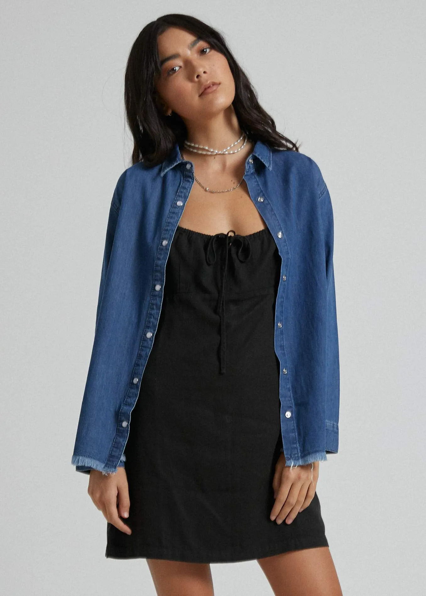 Afends Womens Cameron - Shirt - Rich Blue