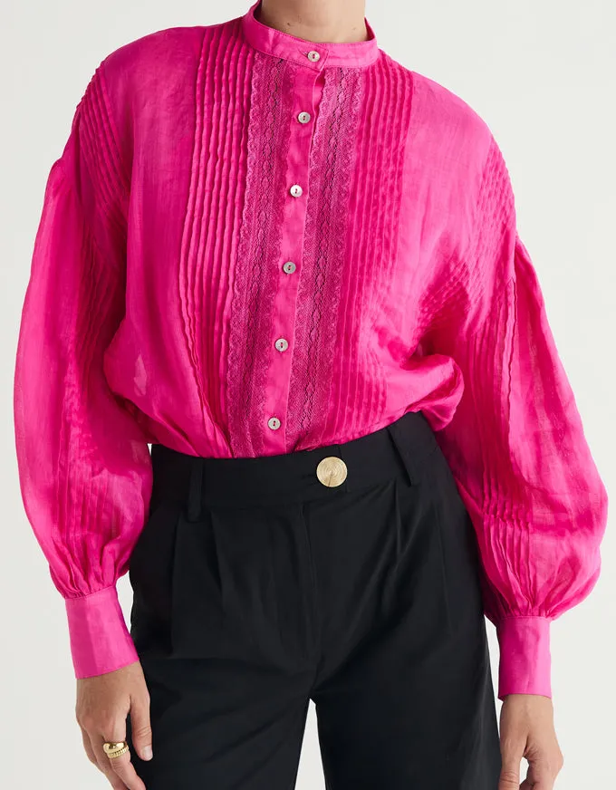 Anastasia Blouse Cerise