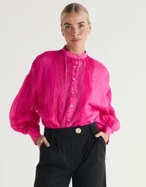 Anastasia Blouse Cerise