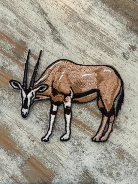 Antelope Oryx Iron On Patch