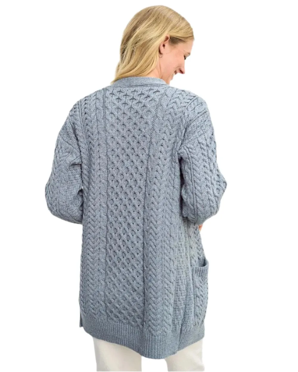 Aran Delphi Boyfriend Cardigan