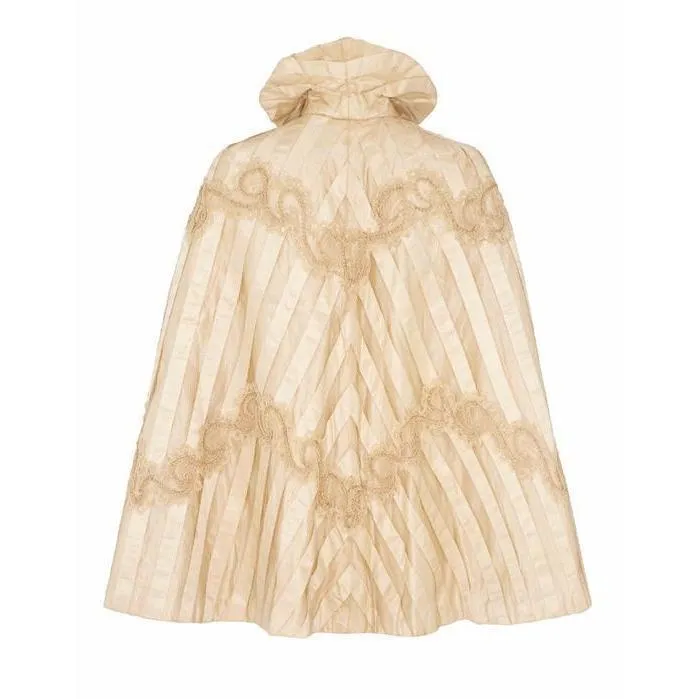 ARCHIVE - Victorian Cream Silk Cape