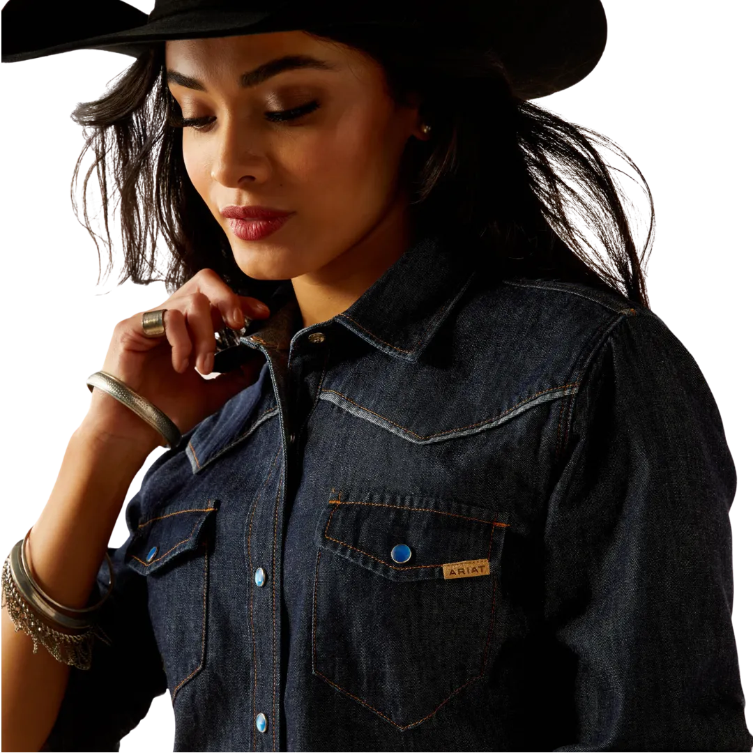 Ariat Women's Farriday Denim Rinse Shirt