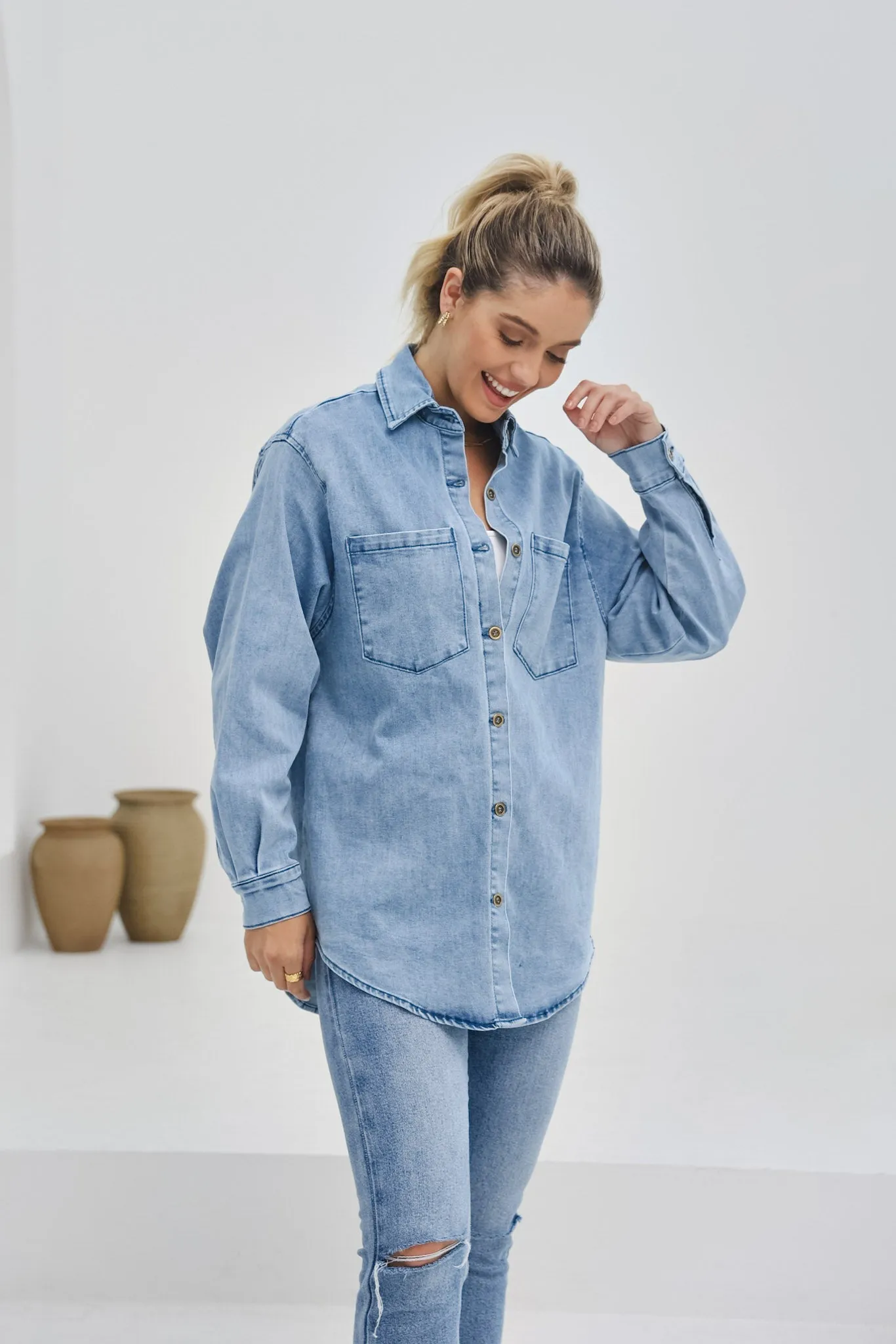 Axel Blue Denim Shirt