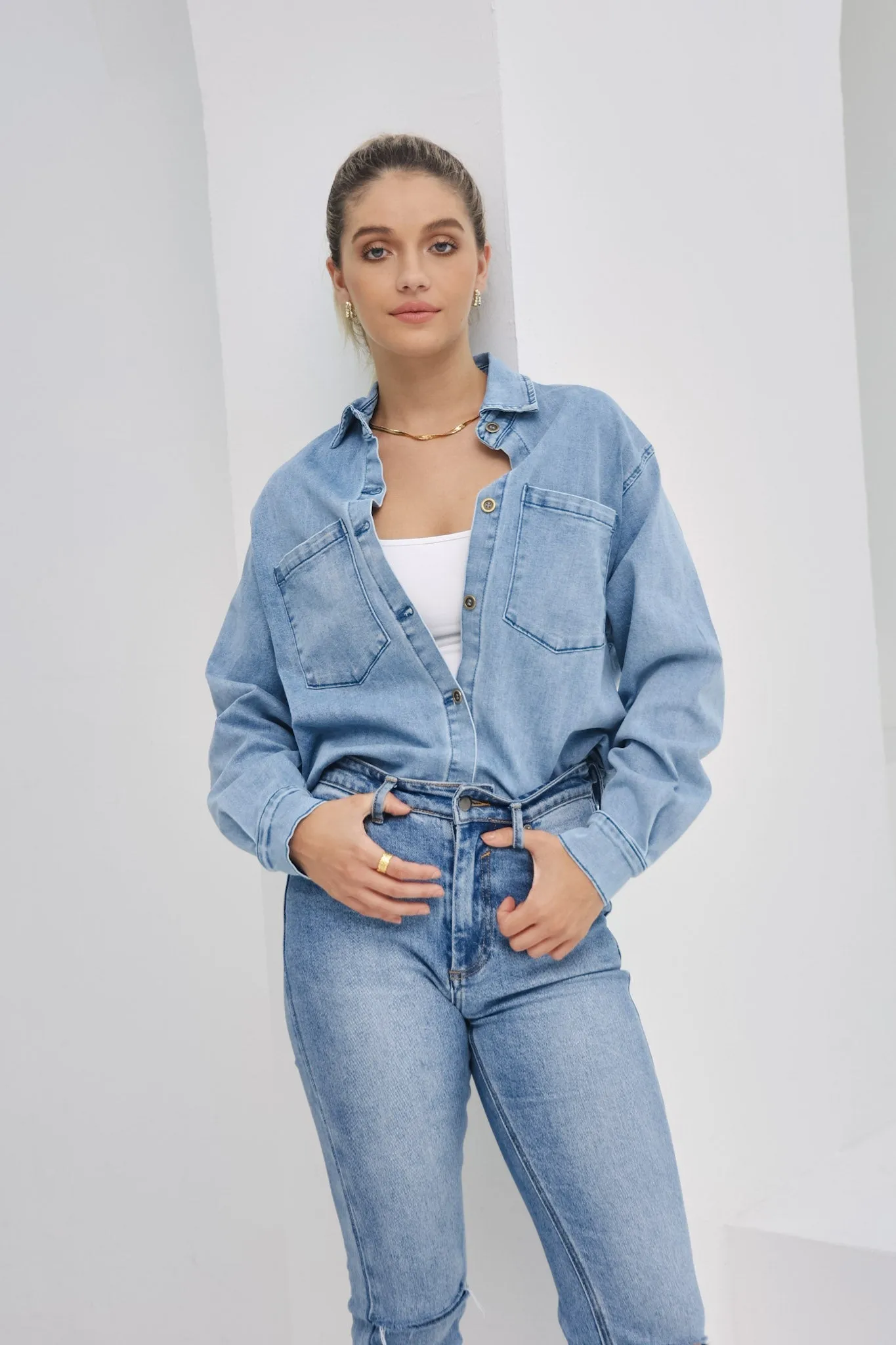 Axel Blue Denim Shirt