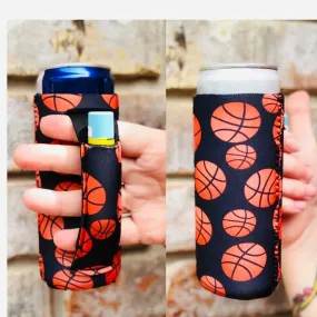 Basketball Pocket Handler Koozie