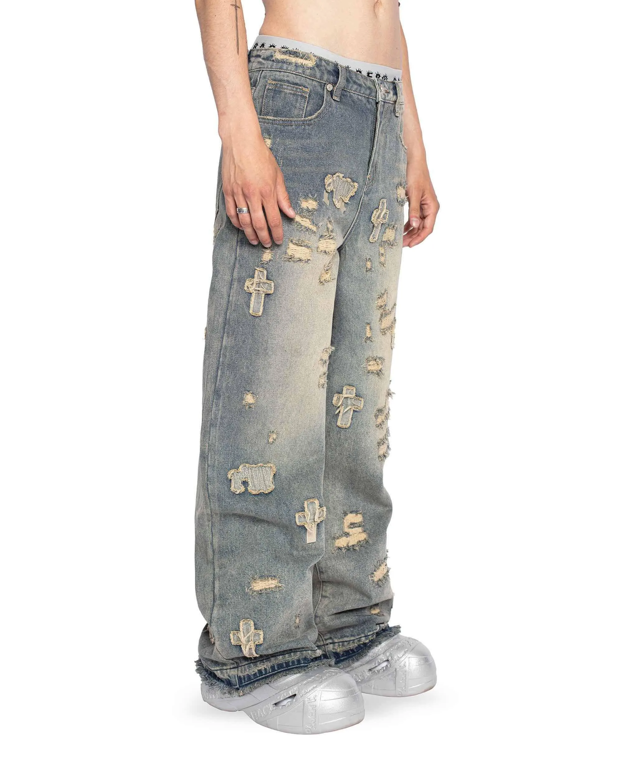 Blue Ghost Cross Jeans