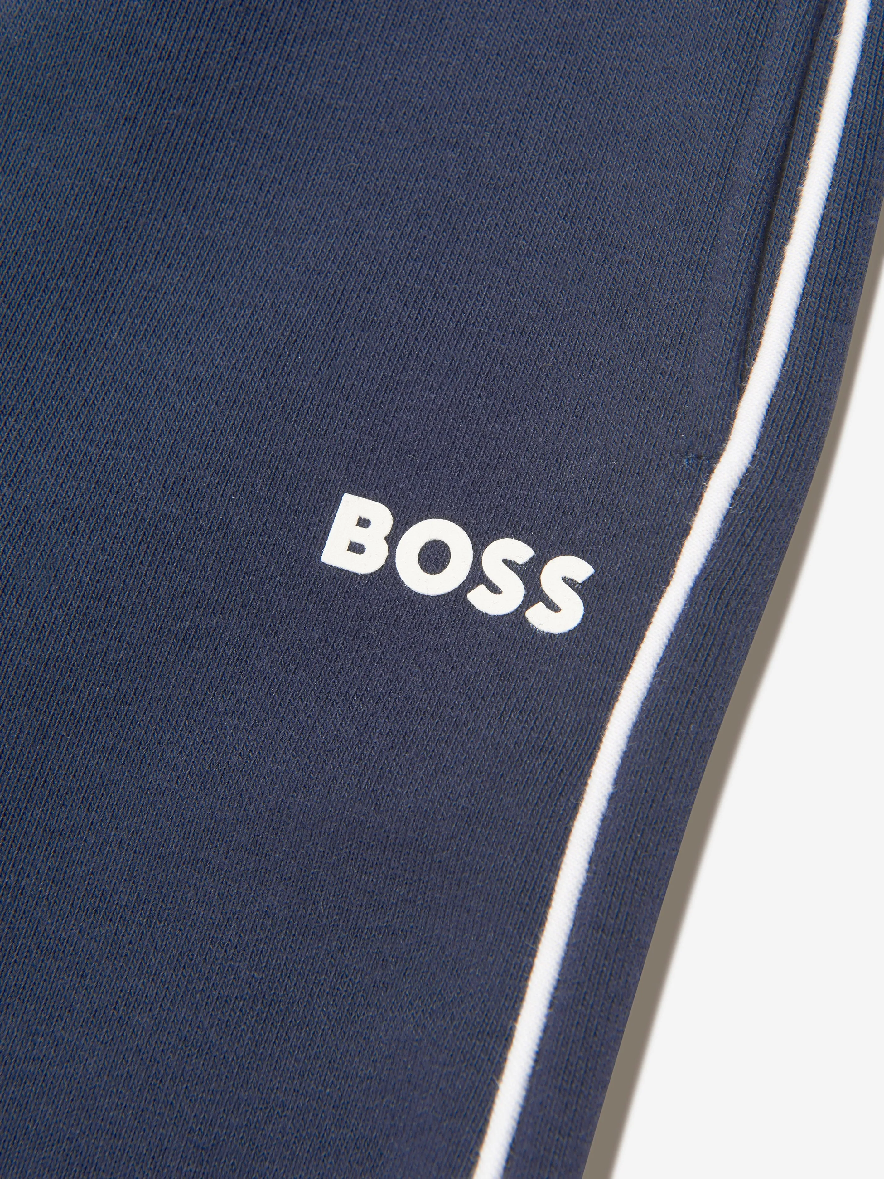 BOSS Baby Boys Logo Joggers In Navy