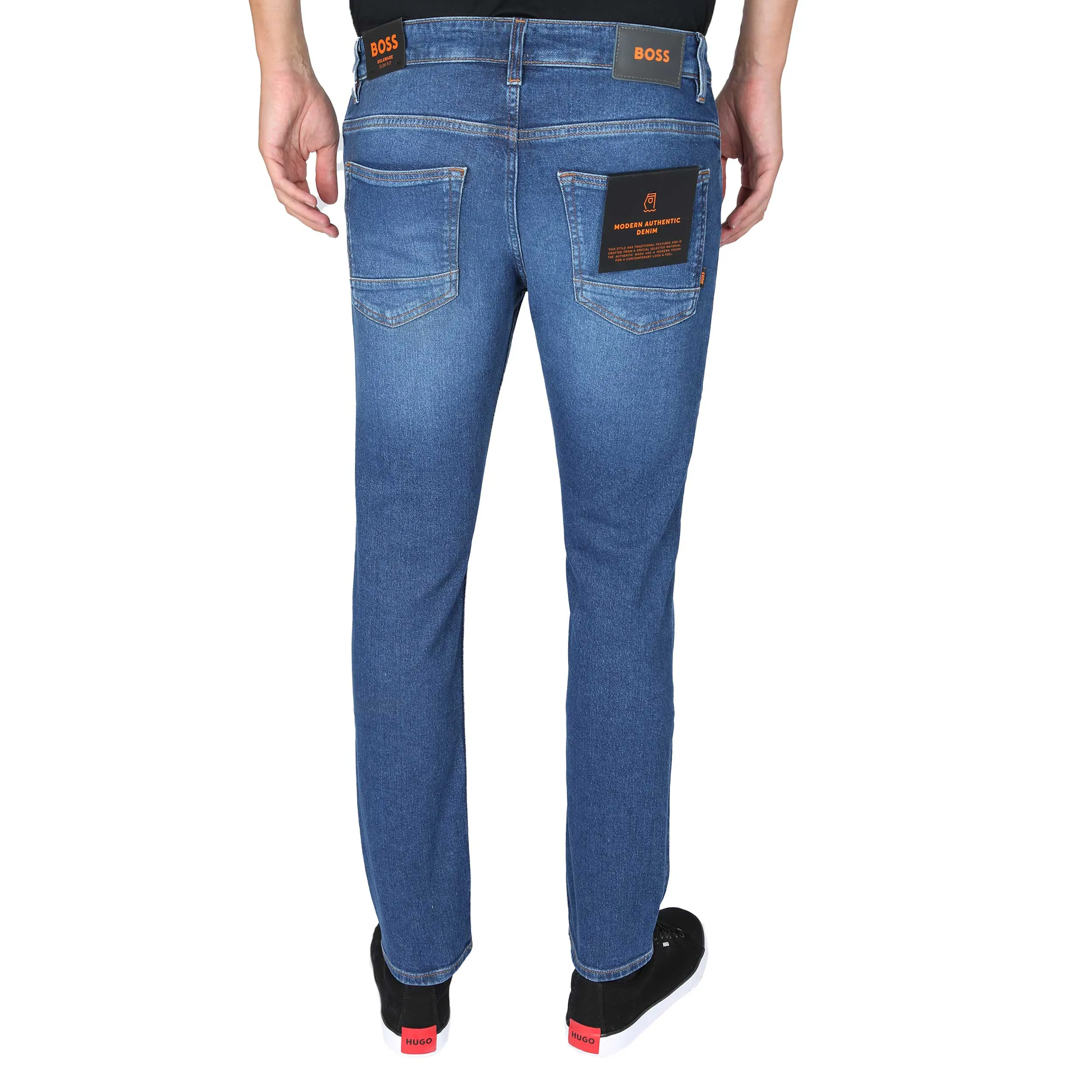 BOSS Delaware BC L C Jean in Medium Blue Denim