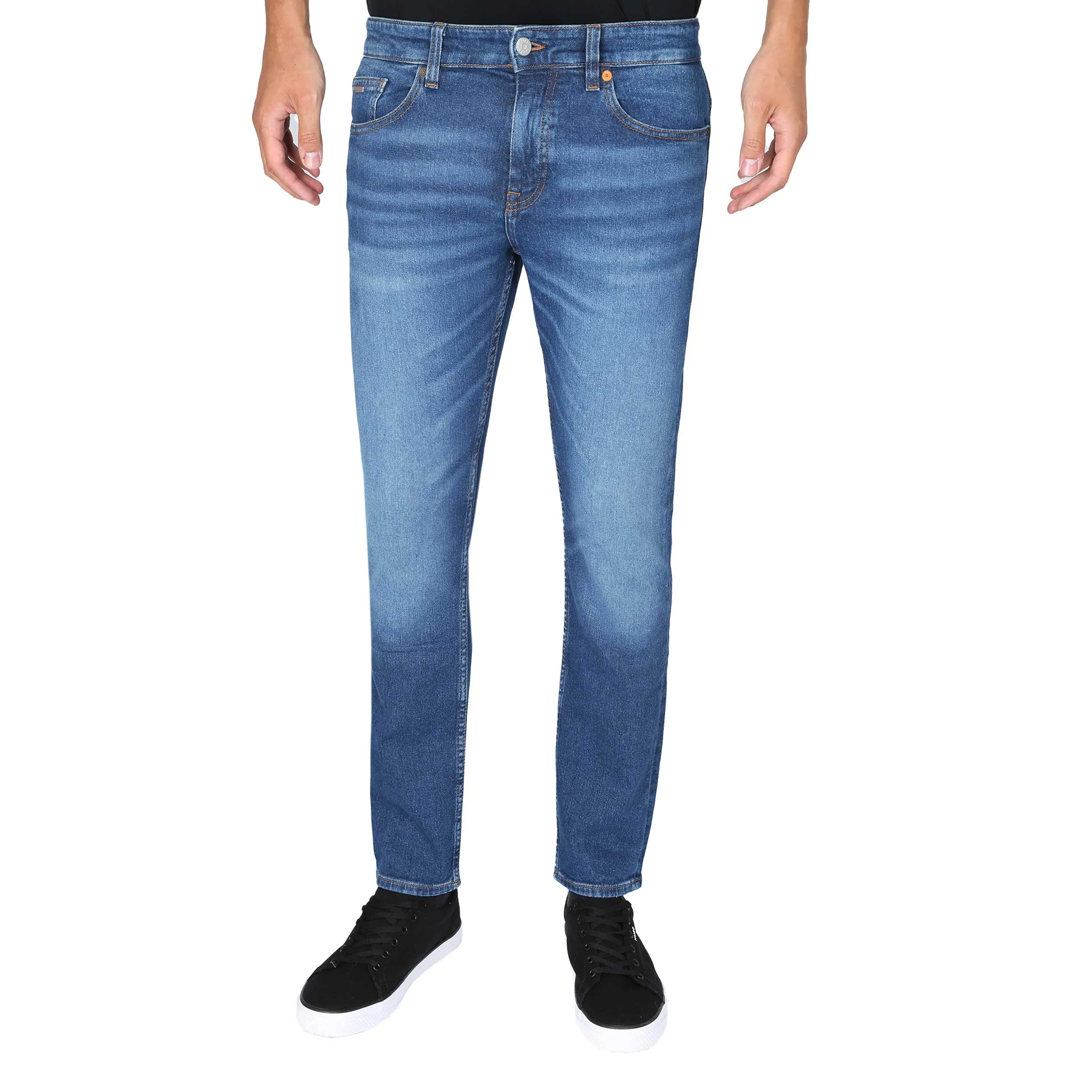 BOSS Delaware BC L C Jean in Medium Blue Denim