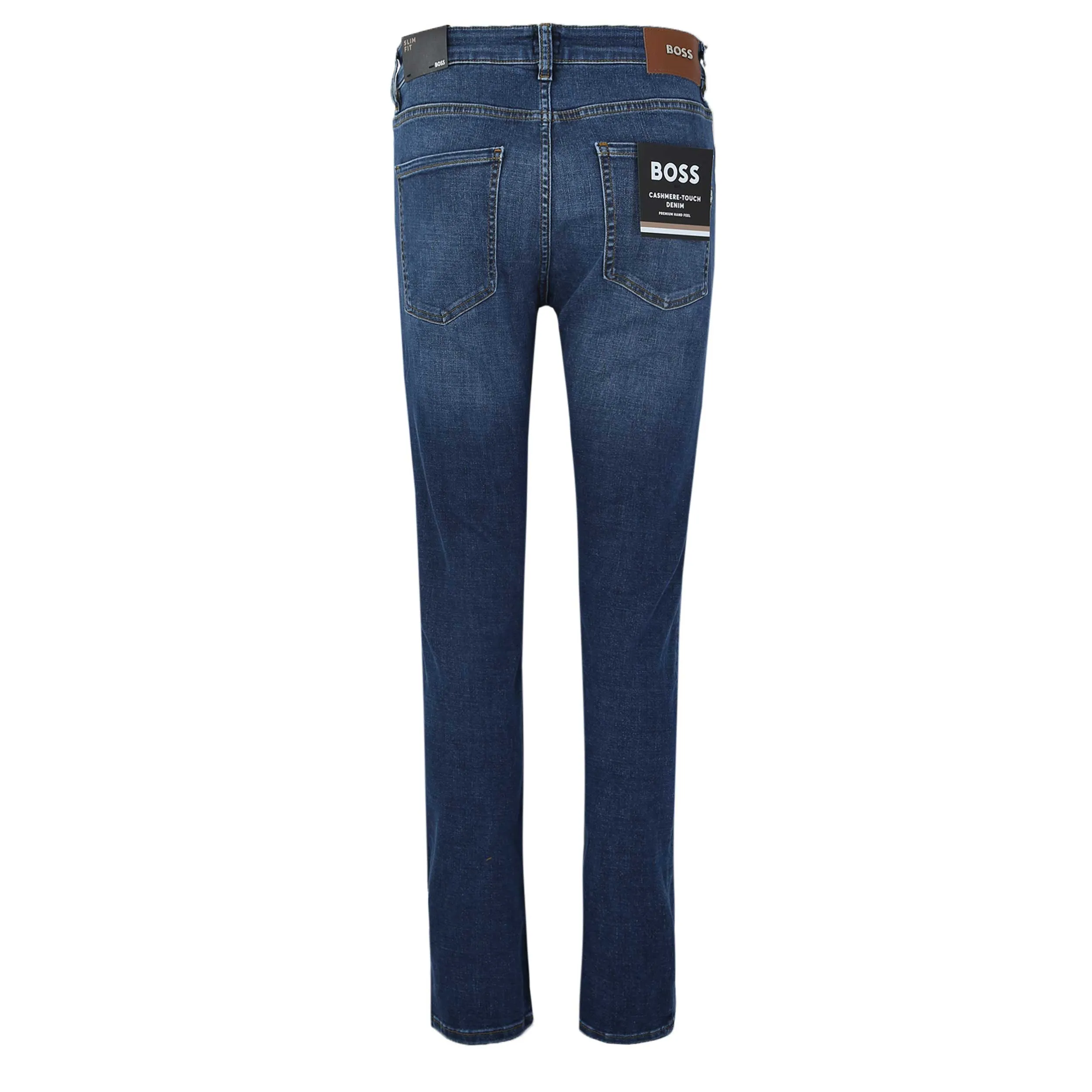 BOSS H Delaware Jean in Mid Blue Wash