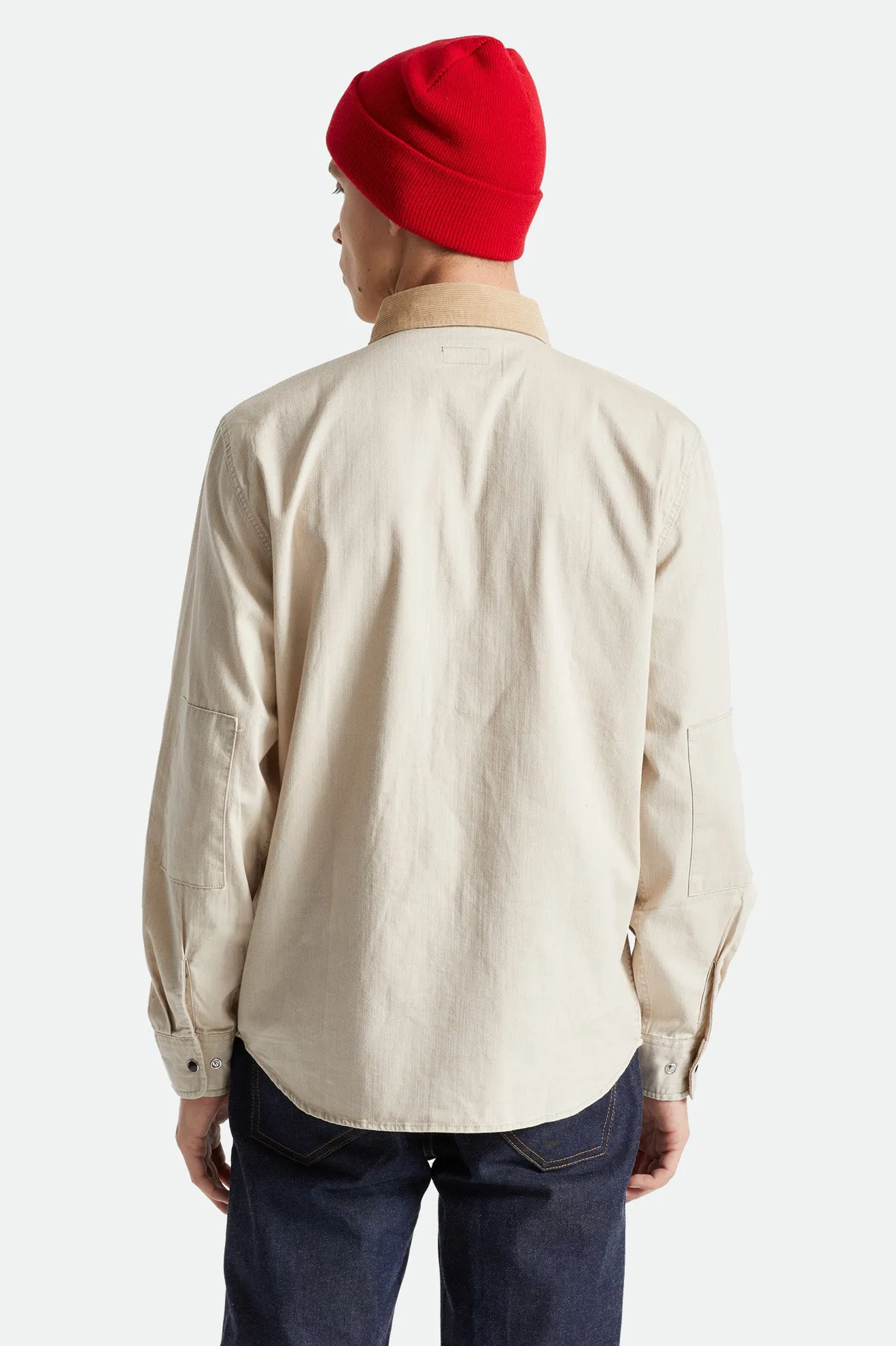 Bowery Reserve L/S Woven - Beige Denim