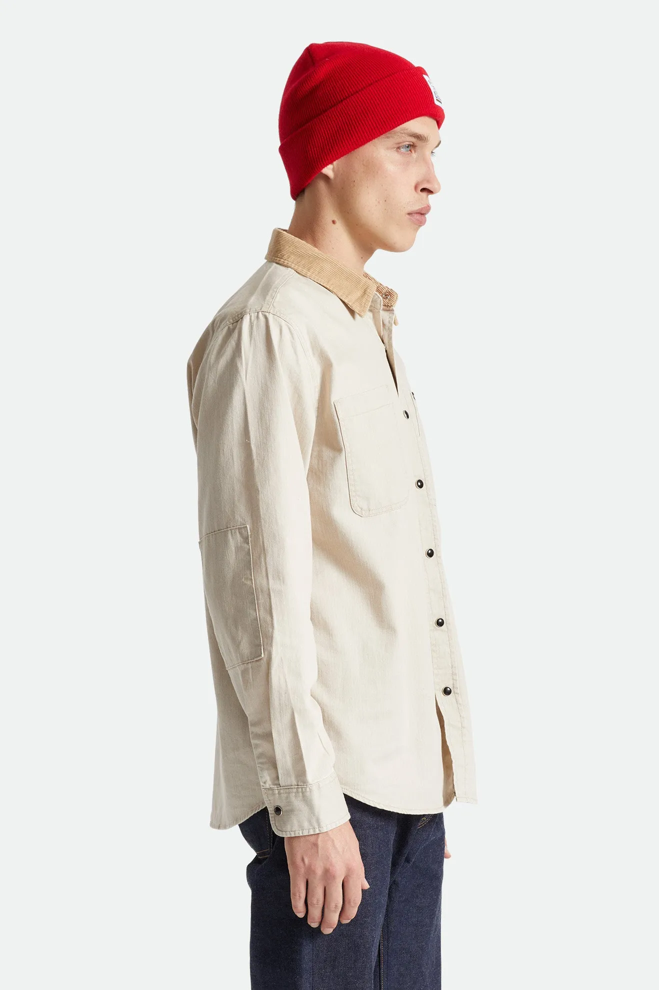 Bowery Reserve L/S Woven - Beige Denim