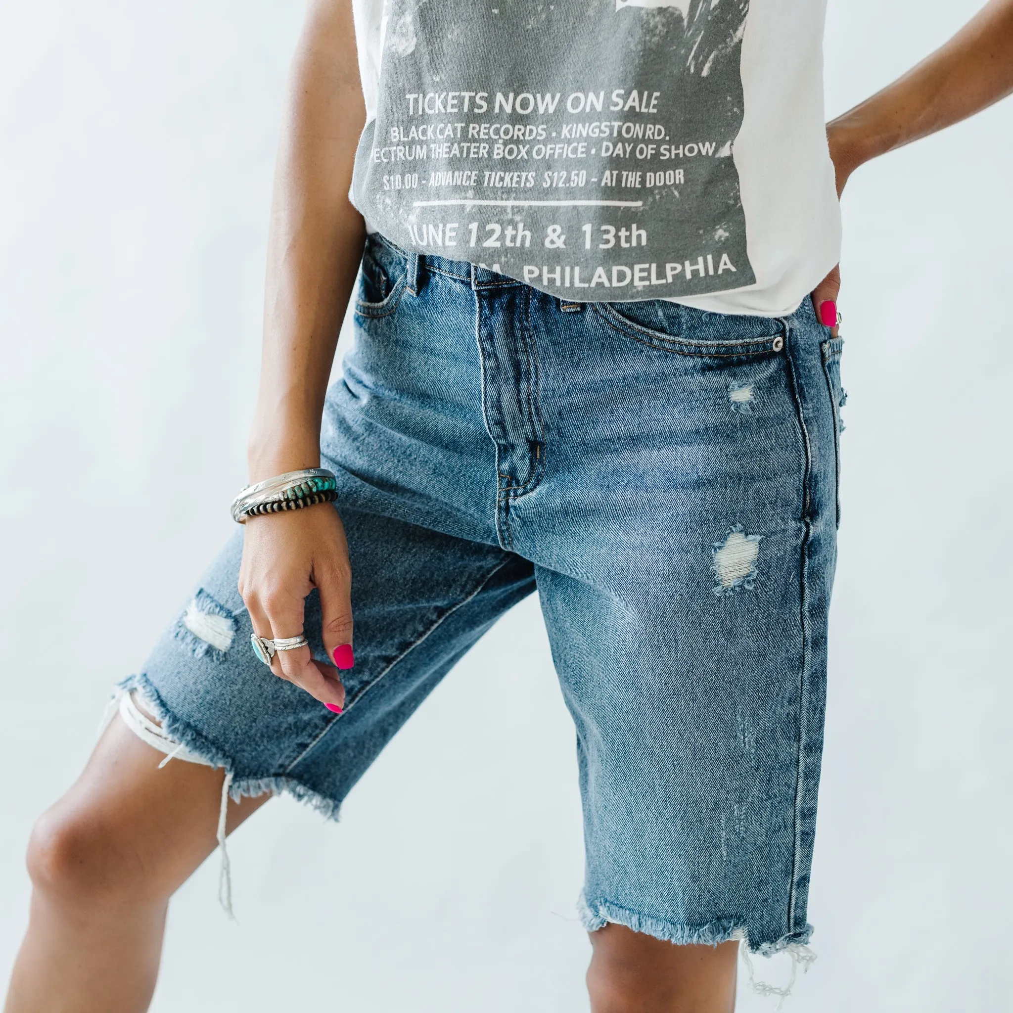 Boyfriend Bermuda Shorts