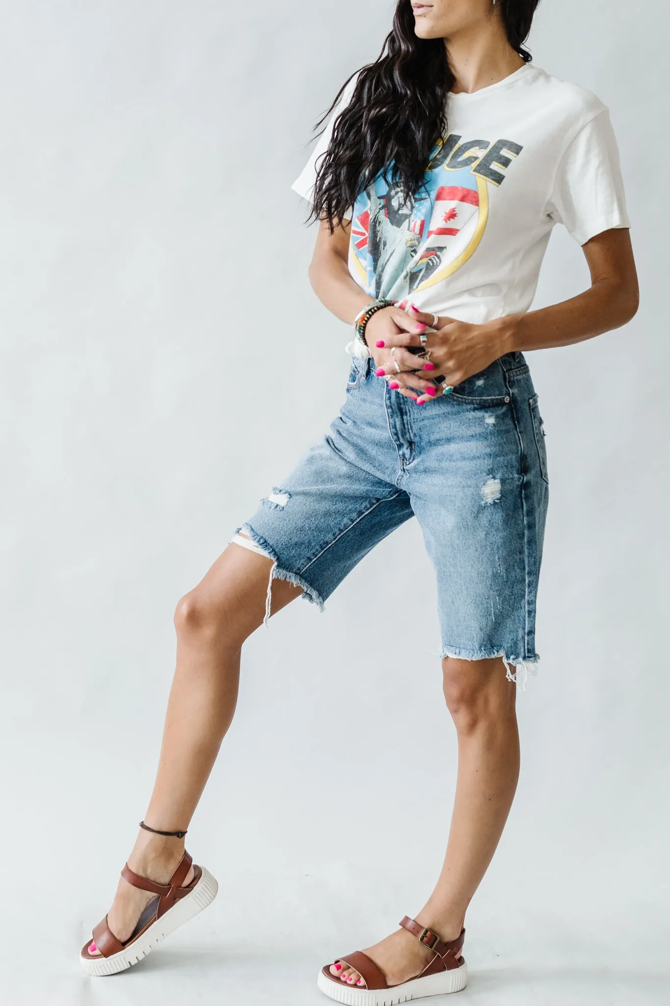 Boyfriend Bermuda Shorts