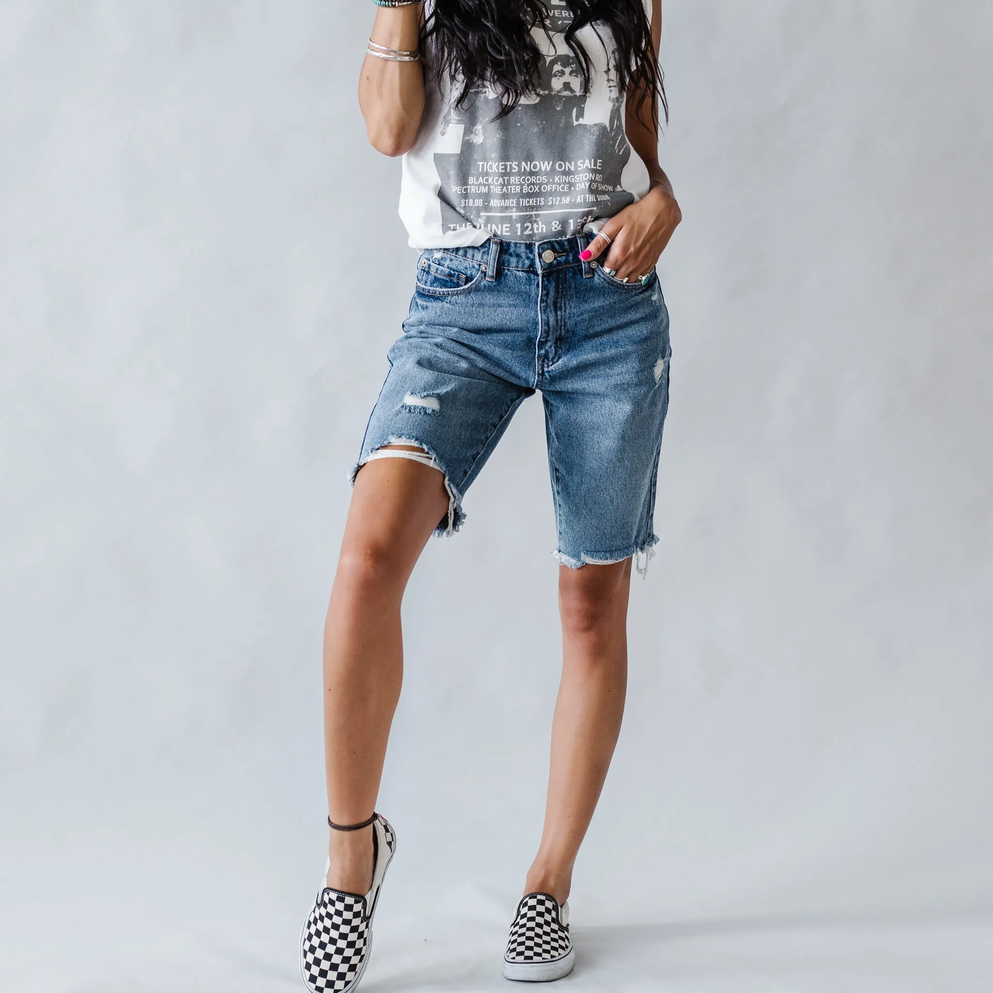 Boyfriend Bermuda Shorts