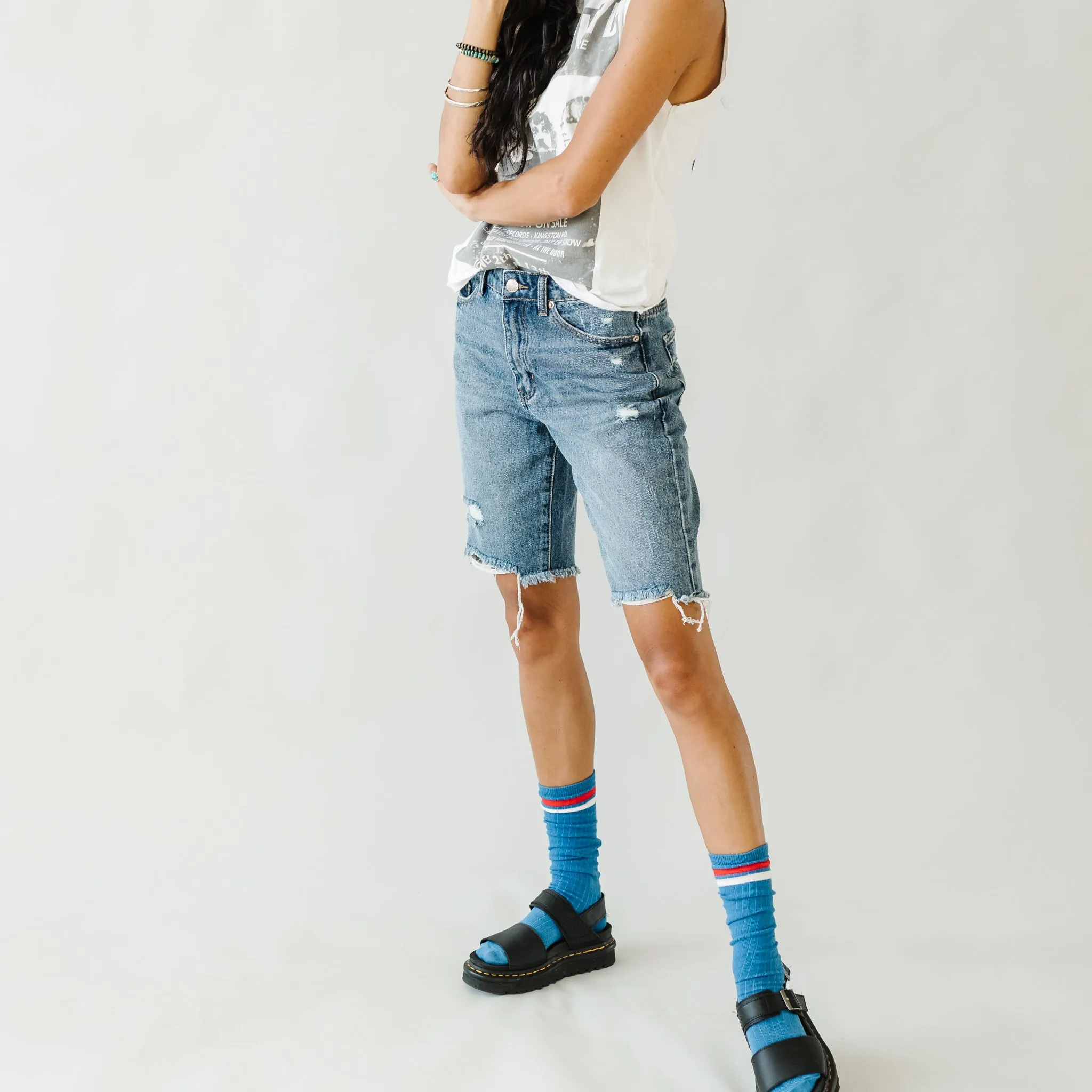 Boyfriend Bermuda Shorts