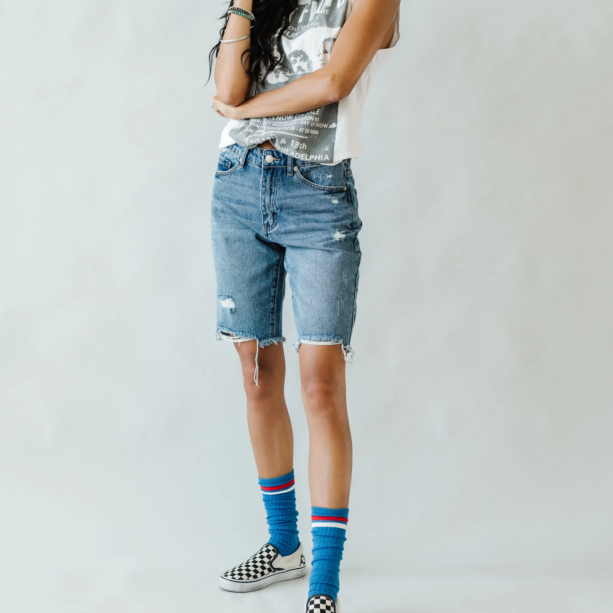 Boyfriend Bermuda Shorts