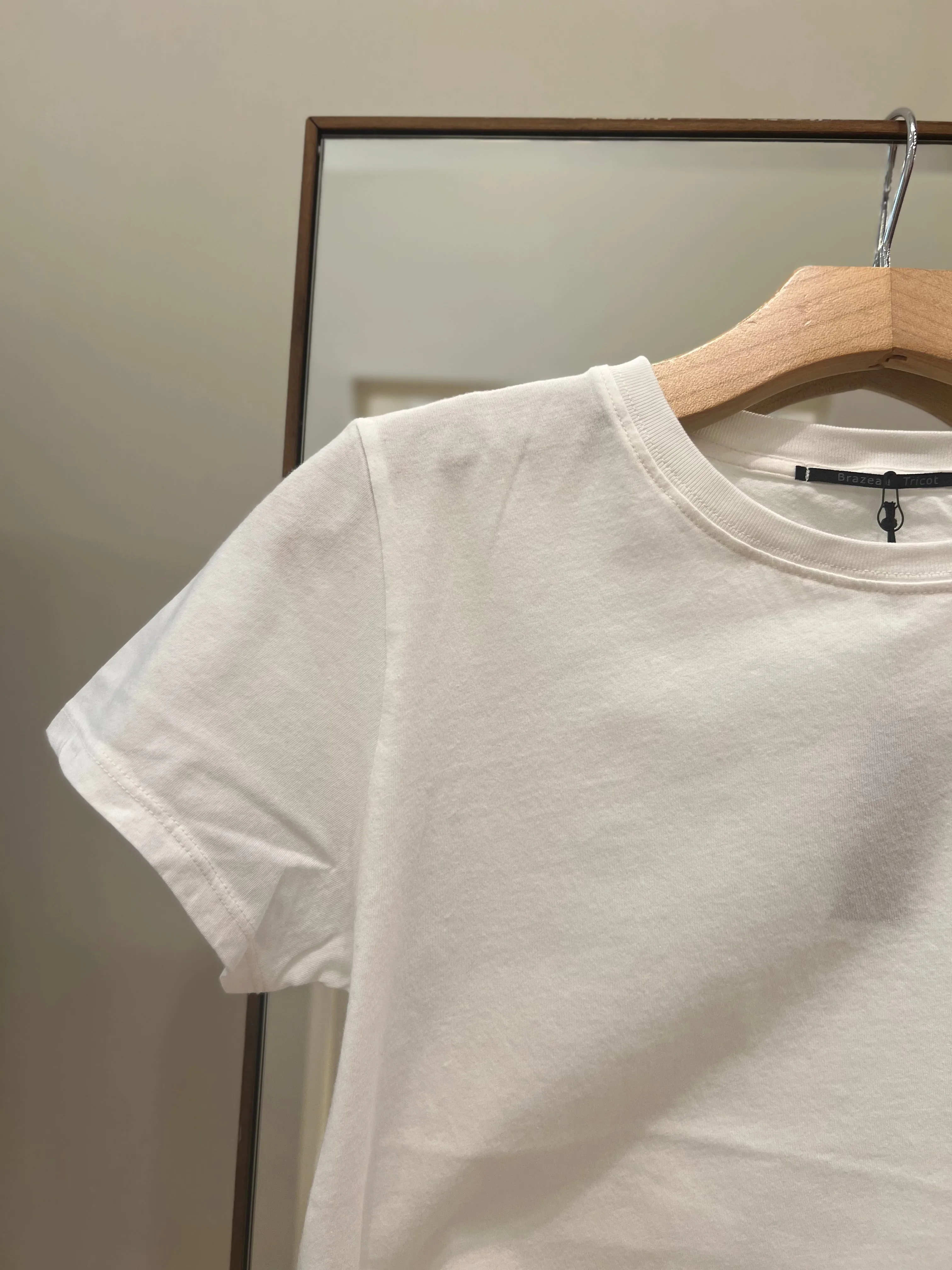 Brazeau Tricot - Boy Tee in Pearl