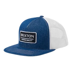 Brixton Palmer Proper MP Mesh Cap - Denim/White