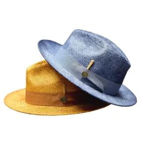 Bruno Capelo Escobar Shantung Straw Fedora