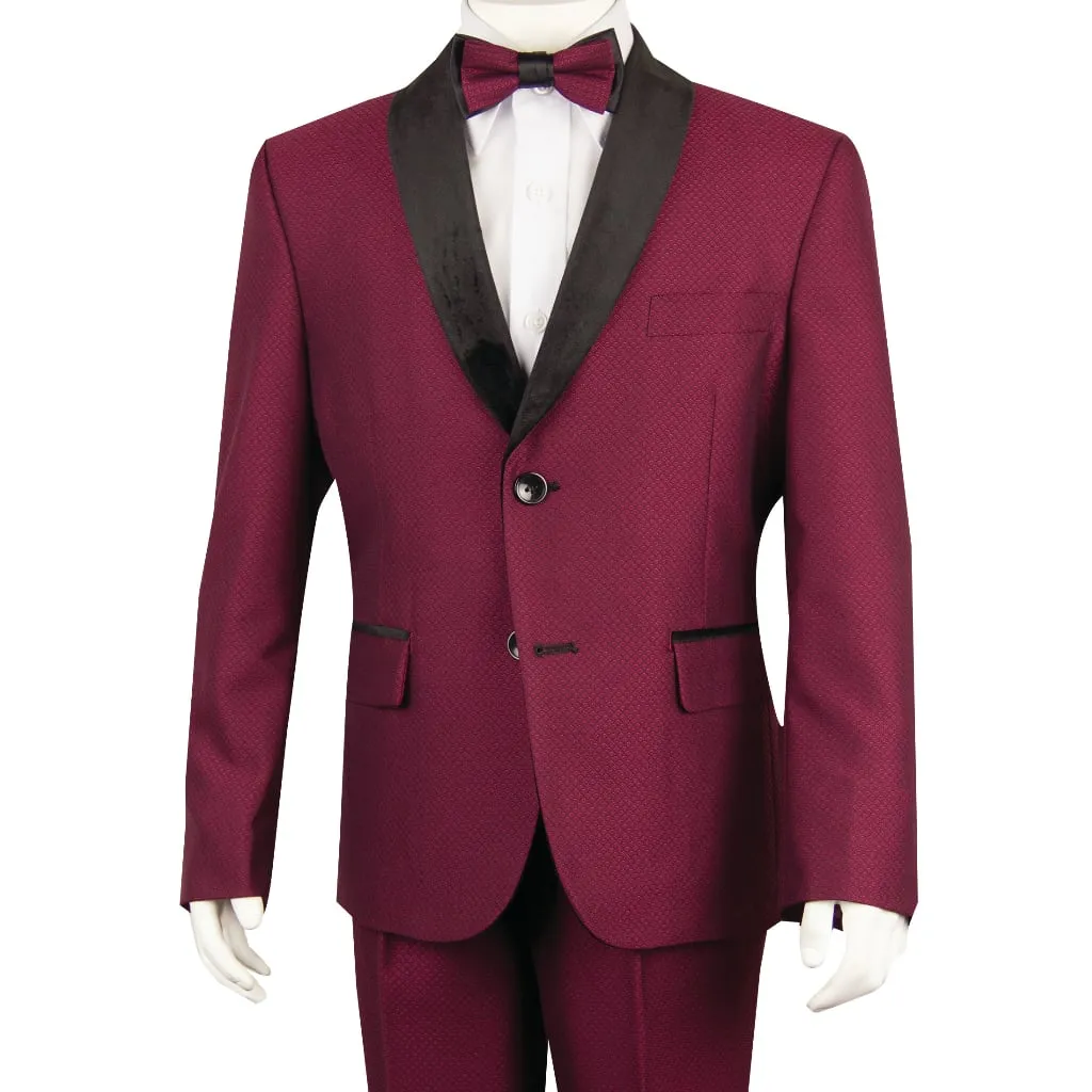 Burgundy Kids Tux