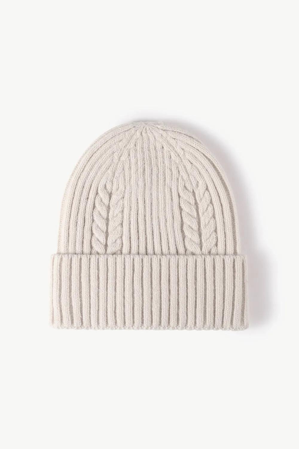 Cable-Knit Cuff Beanie