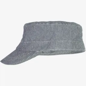 Cap Emil - navy denim stripe