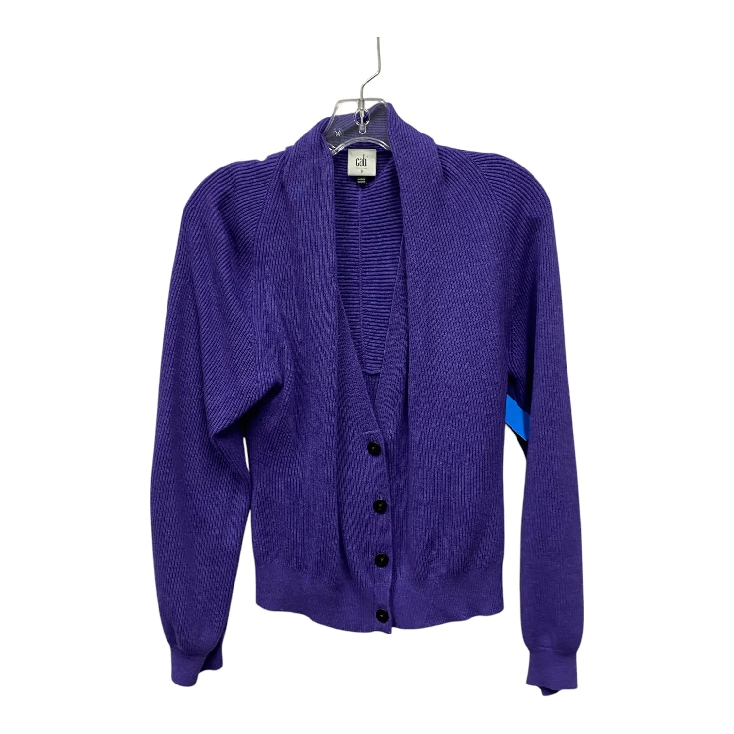 Cardigan By Cabi In Purple, Size:S