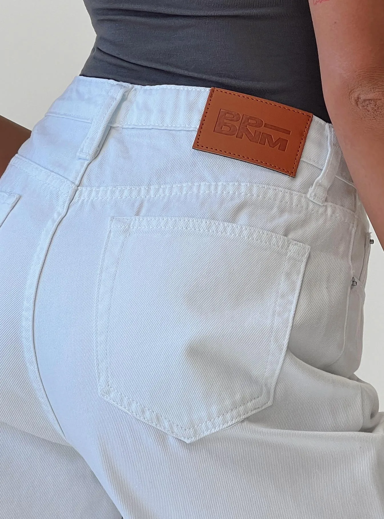 Carey Denim Jeans White