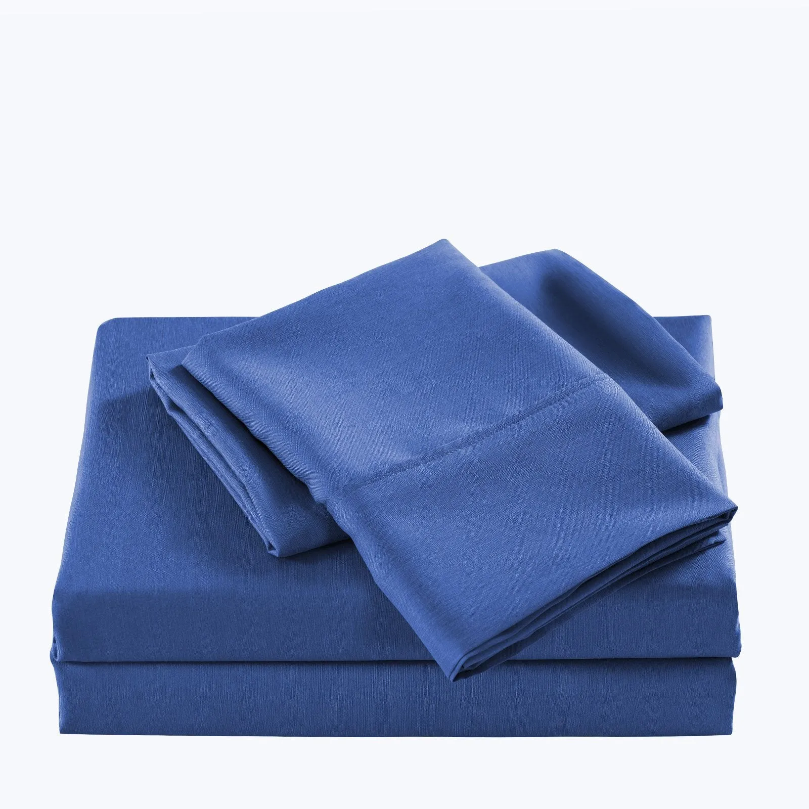 Casa Decor 2000 Thread Count Bamboo Cooling Sheet Set Ultra Soft Bedding Double Royal Blue