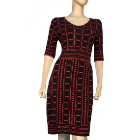 Chatham Amanda Dress Black and Red