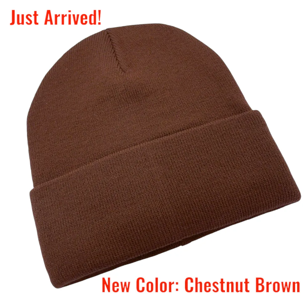 Chestnut Brown Knit Hat