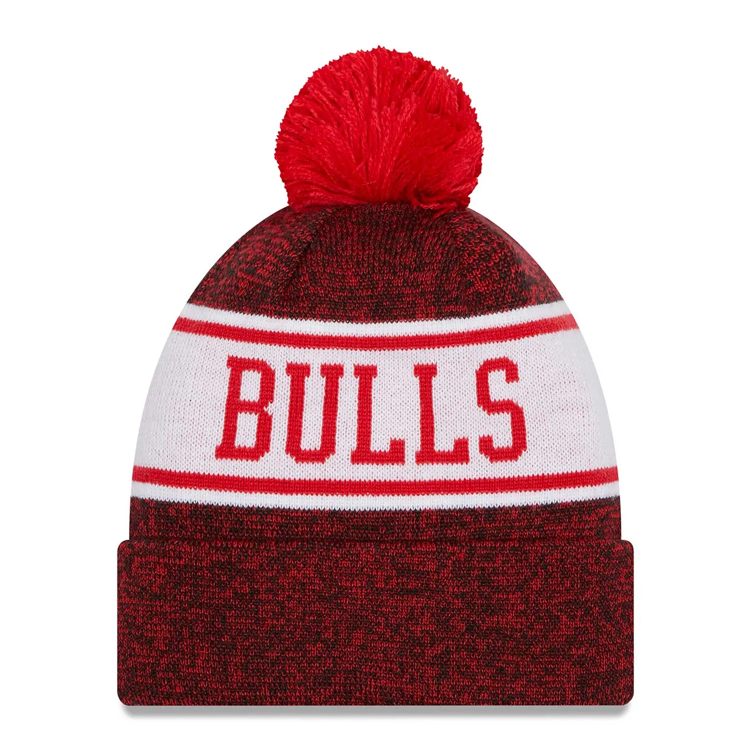 Chicago Bulls Banner Lined Knit Hat W/ Pom