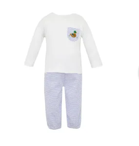 Crochet Mallard Top & Pant Set