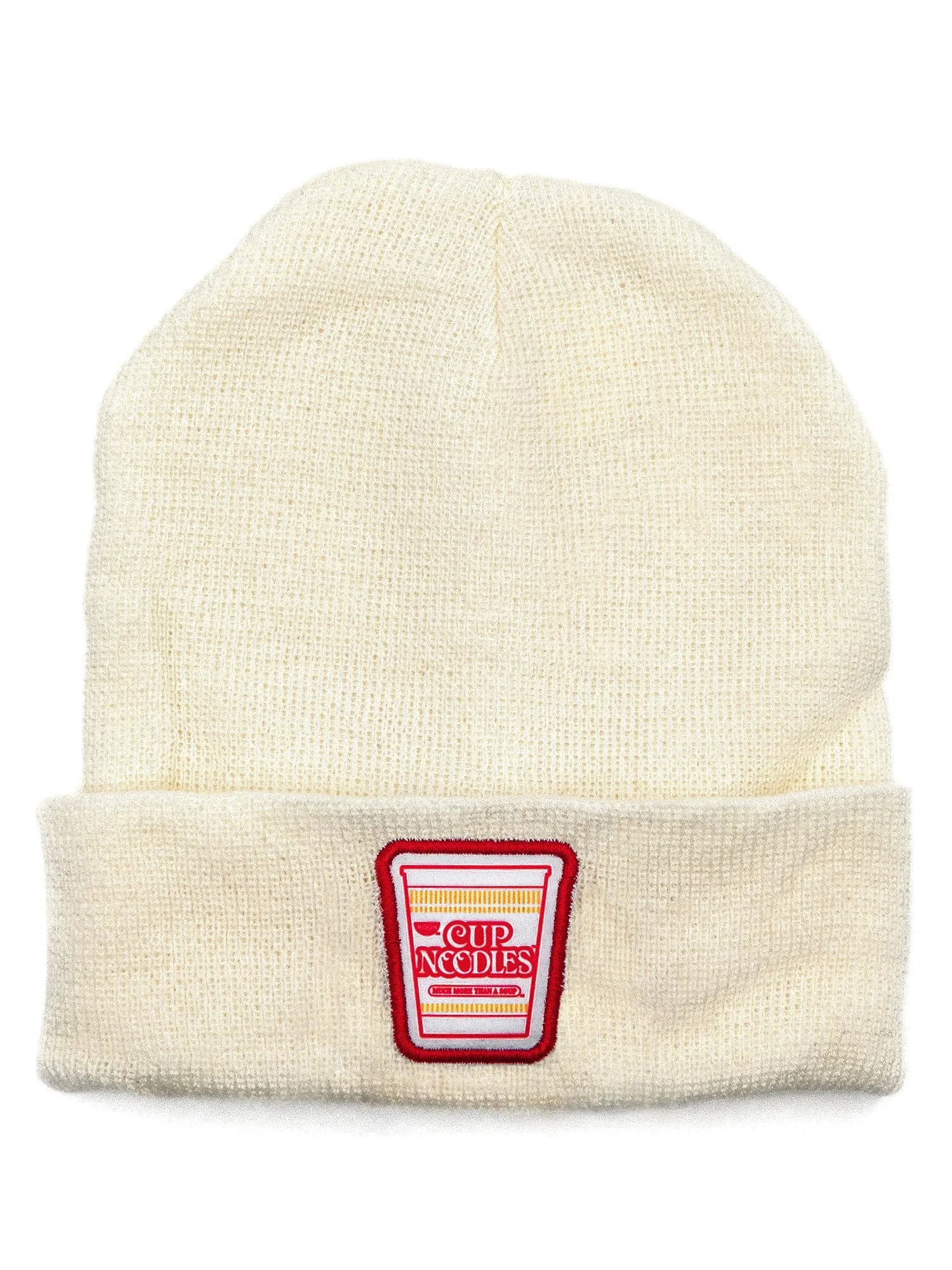 Cup Noodles Ramen Knit Beanie - White