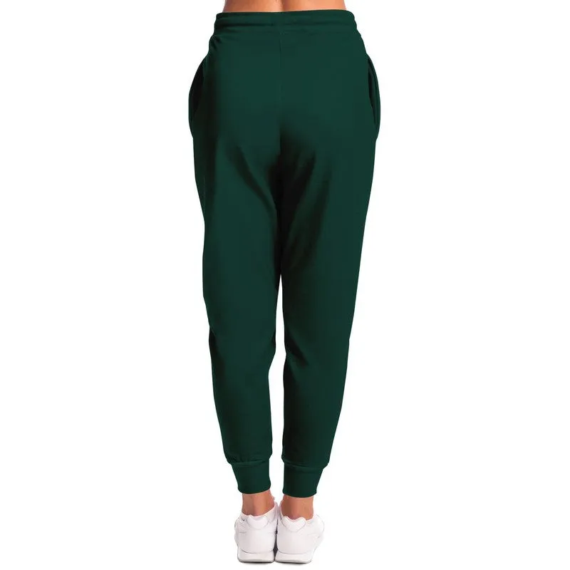 Dark Blue Cool Green Joggers | Unisex | with PLUS sizes | Dark Pure Blue Cool Green | C100M0Y50K80