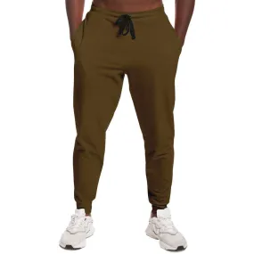 Dark Orange Brown Joggers | Unisex | with PLUS sizes | Dark Pastel Orange Brown | C0M30Y60K80