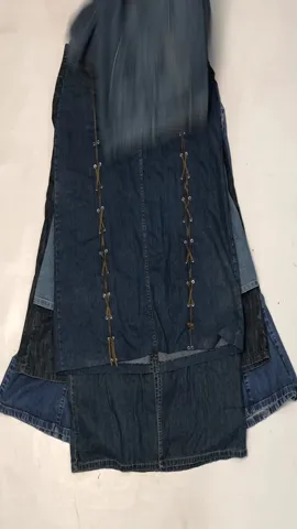 Denim Mix Skirts (S-766)