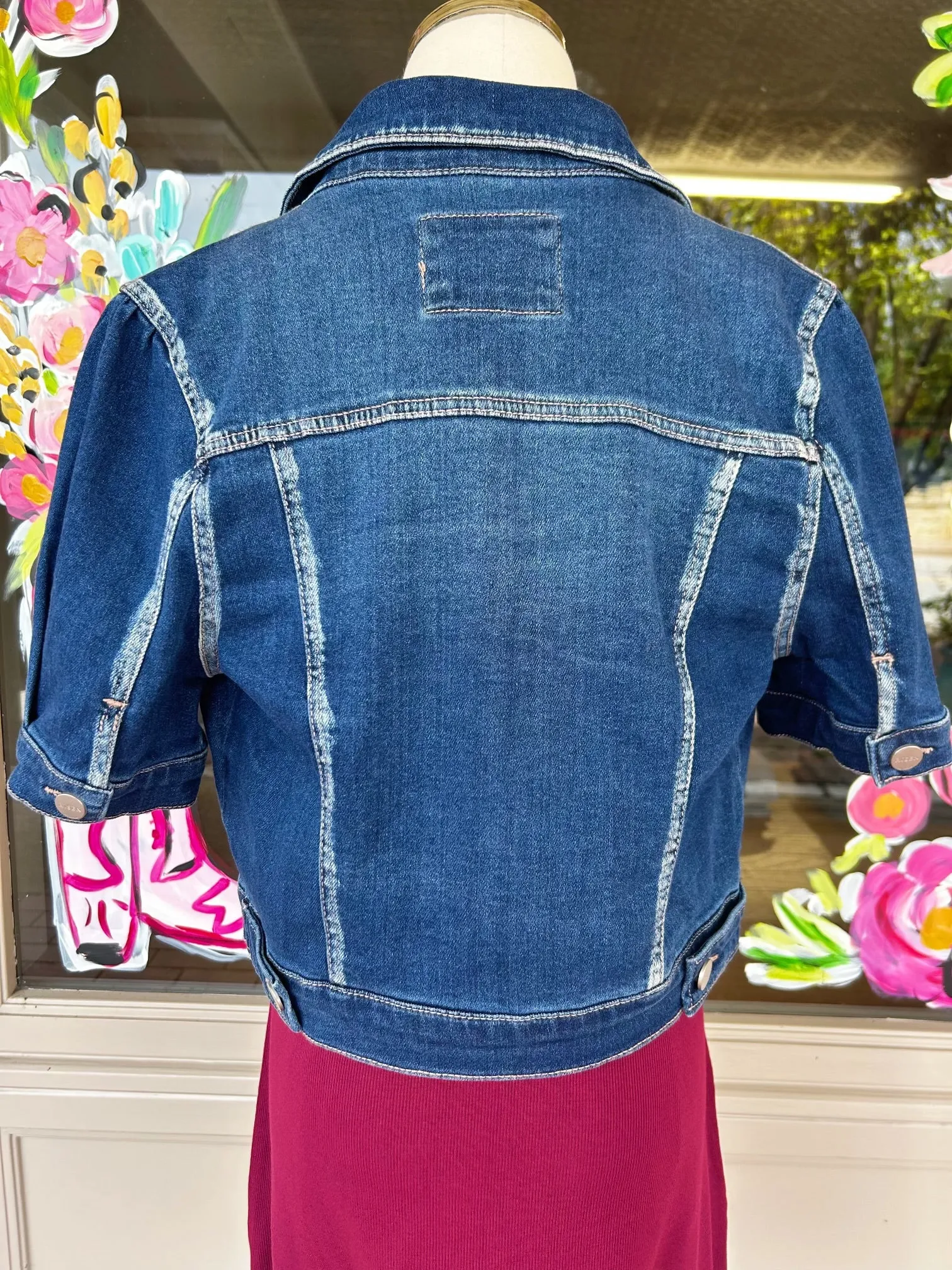 Denim Puff Jacket