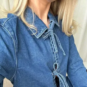 Denim top