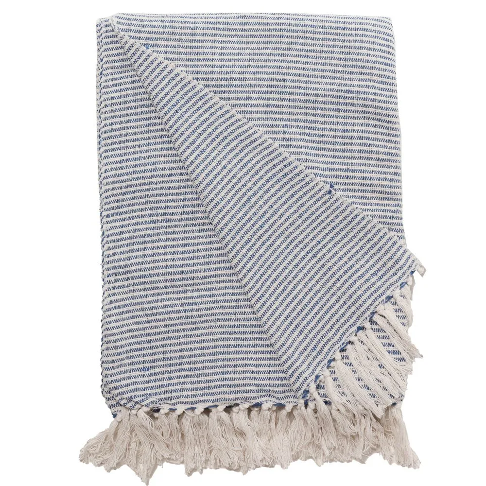 Denim Woven Throw