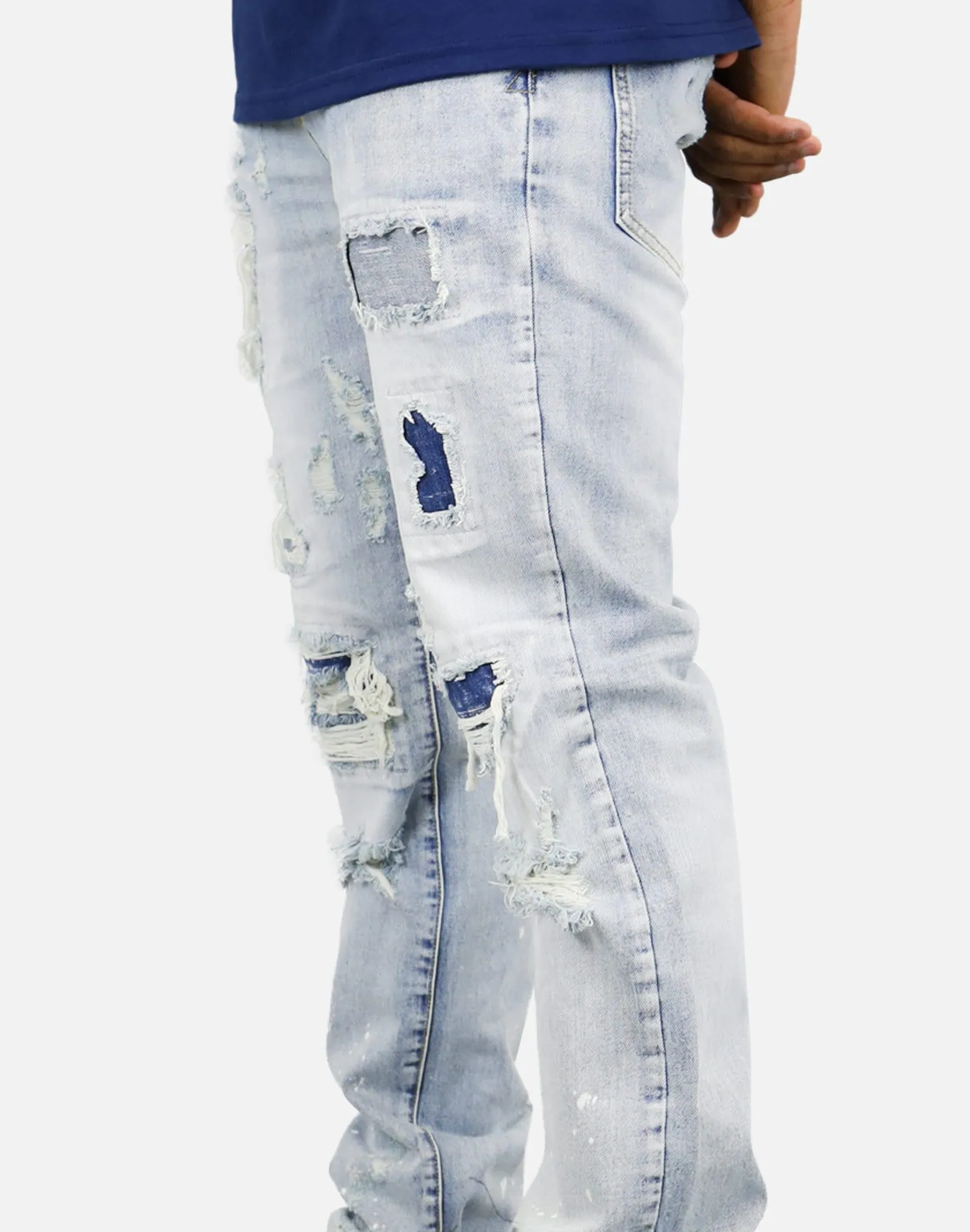 DH Essentials 3D RIP AND REPAIR STRING JEANS