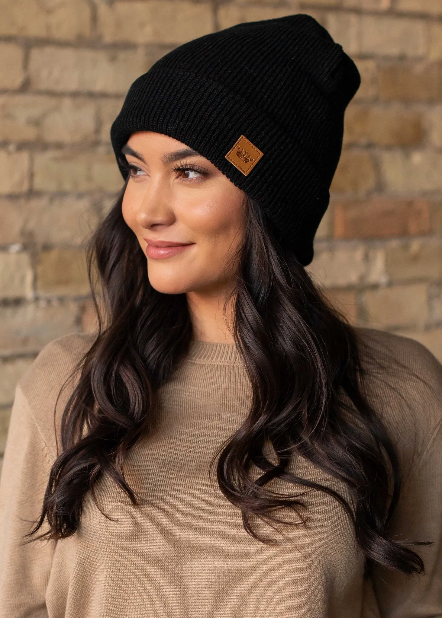 Down For Whatever Knit Beanie (Rust)