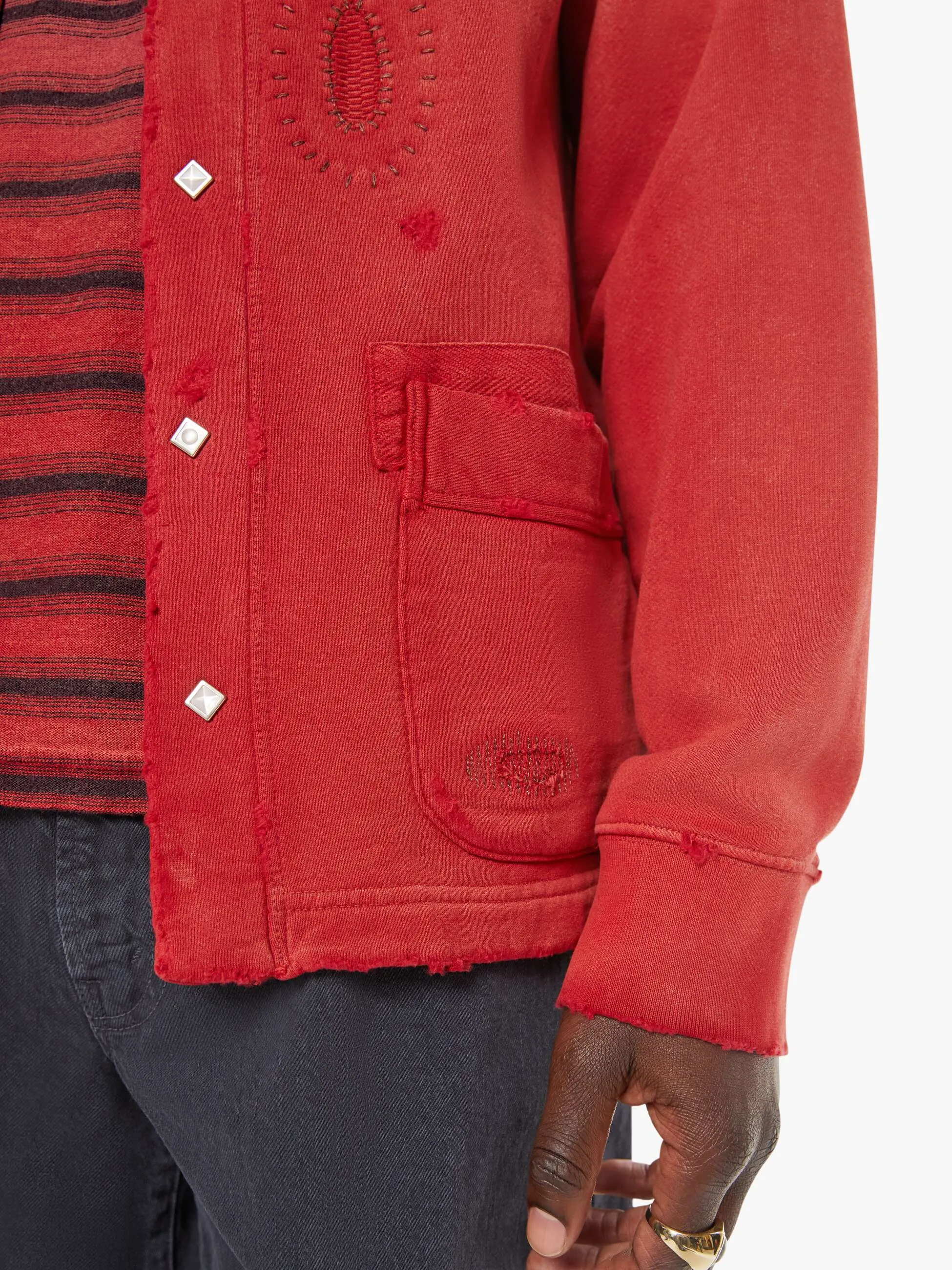 Dr. Collectors Surf Riders Cardigan - Antique Red