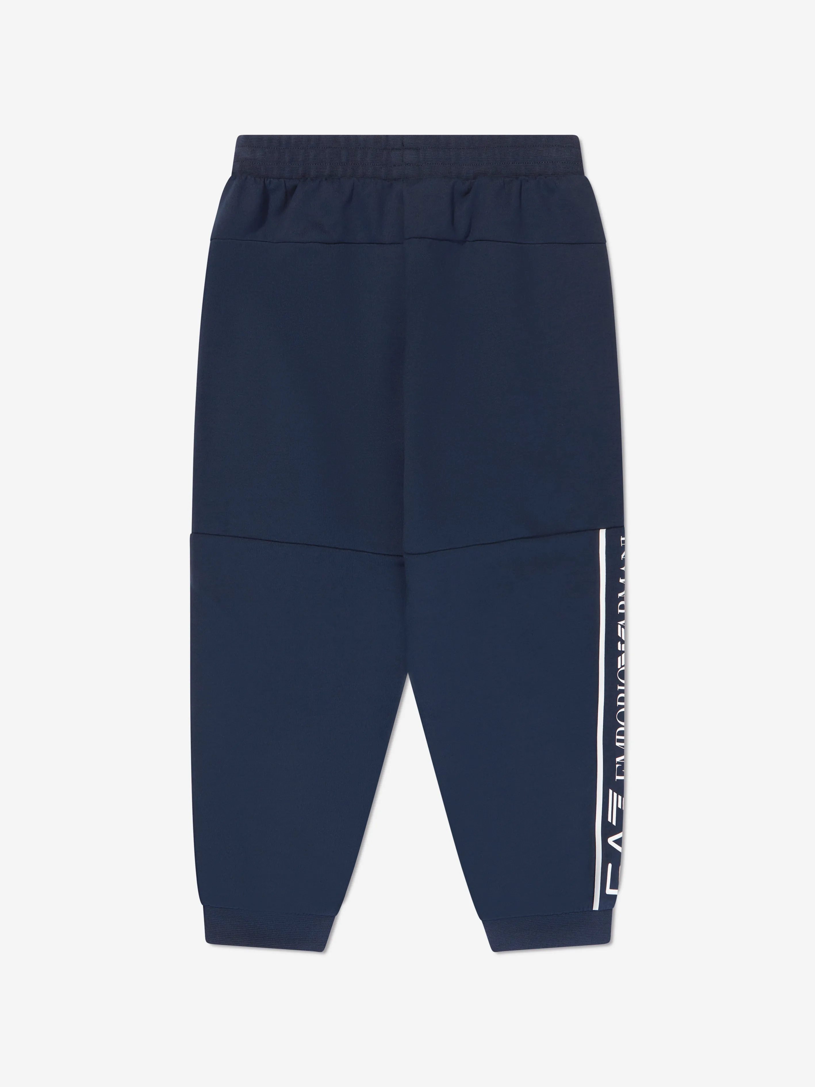 EA7 Emporio Armani Boys Extended Logo Joggers in Navy