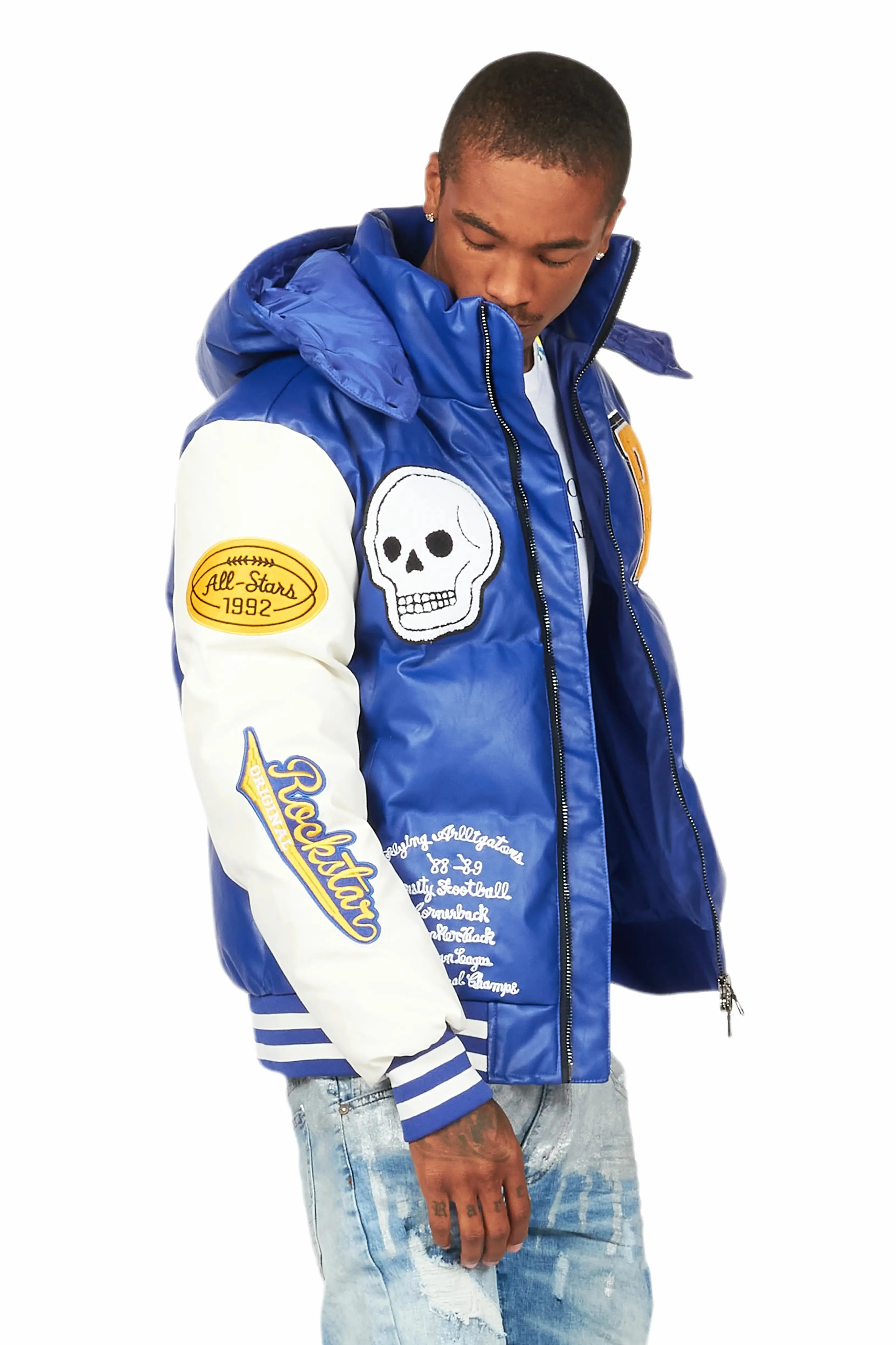 Eisen Royal Blue Puffer Jacket