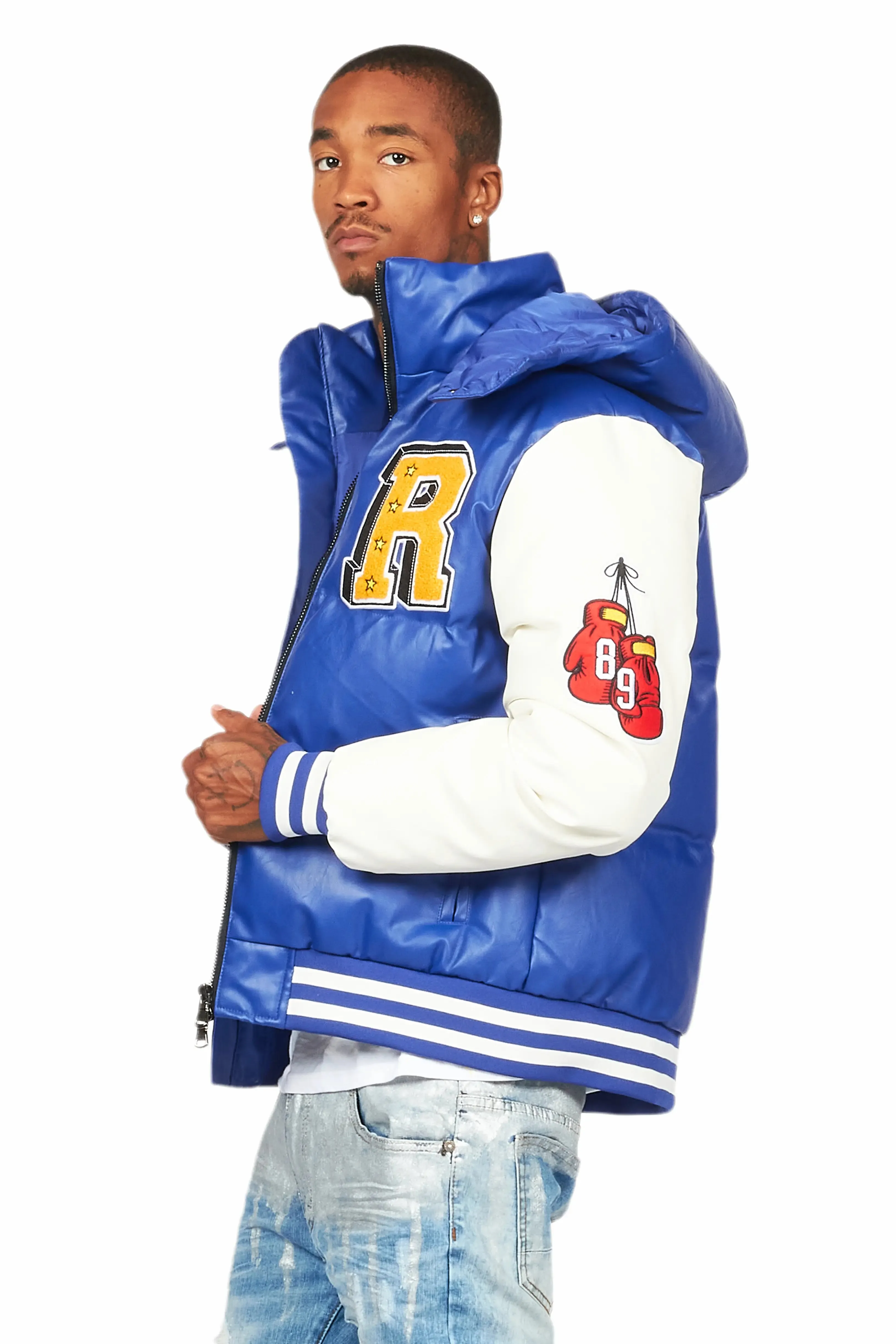 Eisen Royal Blue Puffer Jacket