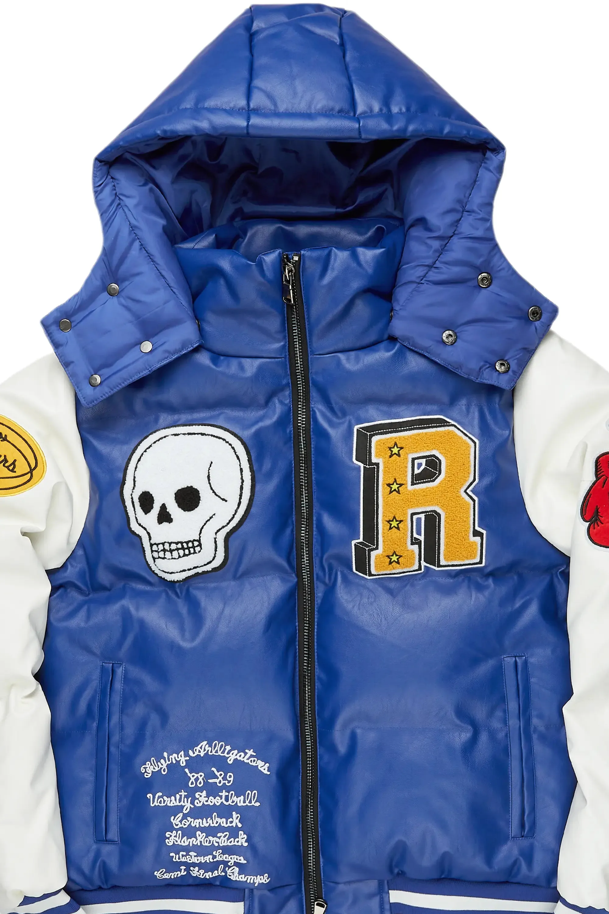 Eisen Royal Blue Puffer Jacket